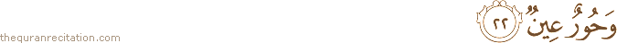 وَحُورٌ عِينٌ